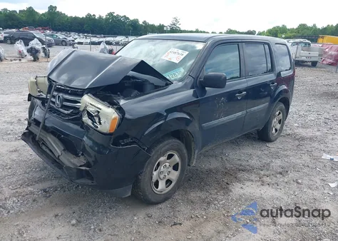 2013 Honda Pilot Lx z USA, uszkodzony, nr VIN 5FNYF4H22DB036231